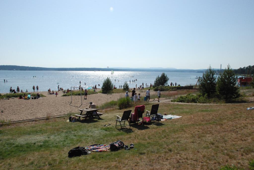 Hostel Hudiksvall Malnbaden Camping מראה חיצוני תמונה